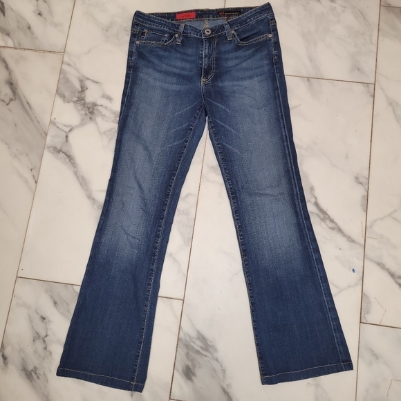 AG Adriano Goldschmeid The ELite Straight Leg Cobalt Wash Jeans Size 27 R - Picture 3 of 15
